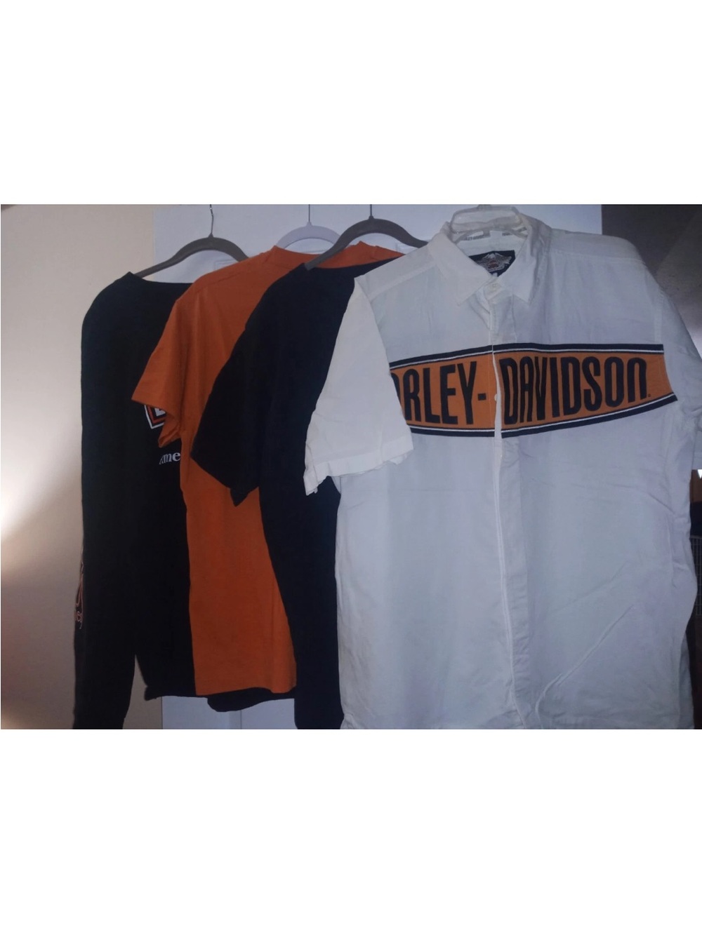 Harley Davidson Shirts. Lot of 4. All Size Large.